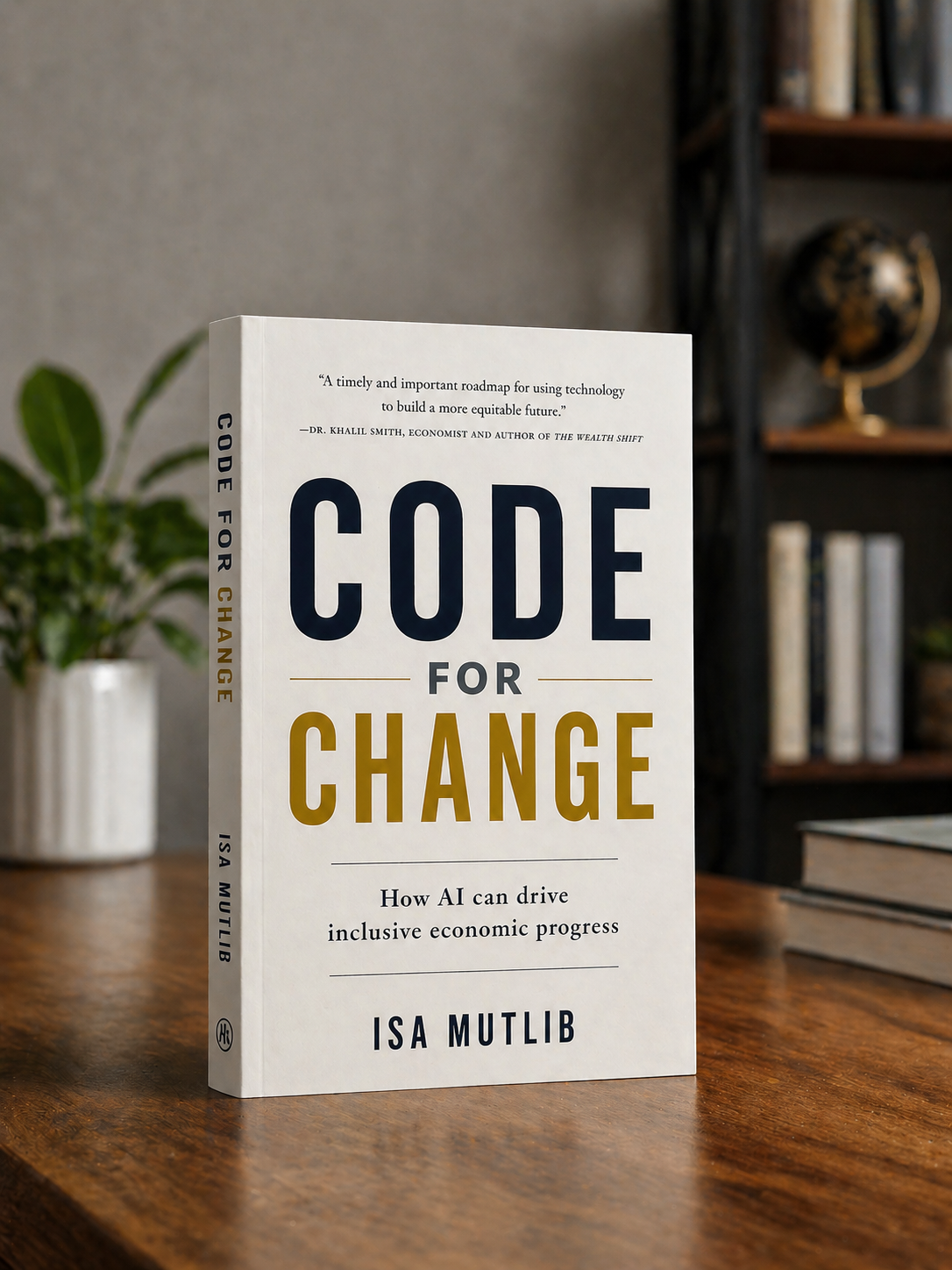 Code for Change book cover by Isa Mutlib